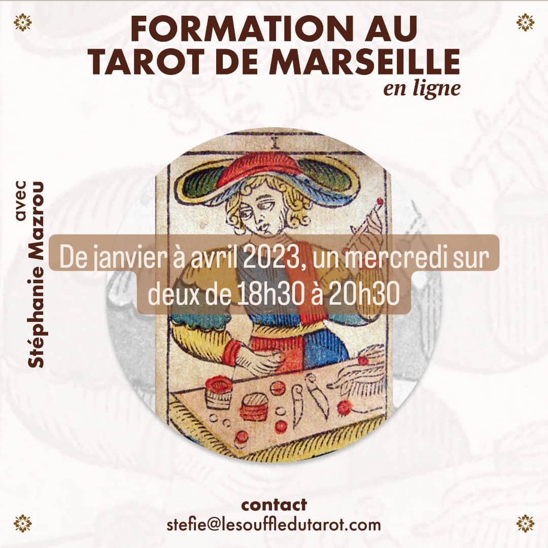 Lire la suite à propos de l’article Formation au Tarot de Marseille en ligne -de janvier à avril 2023